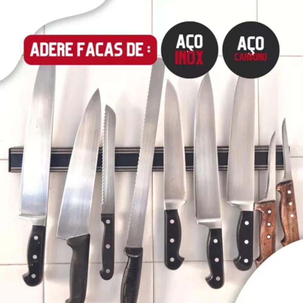 Barra Magnética Imã Suporte Facas Porta Ferramentas Multiuso - 6