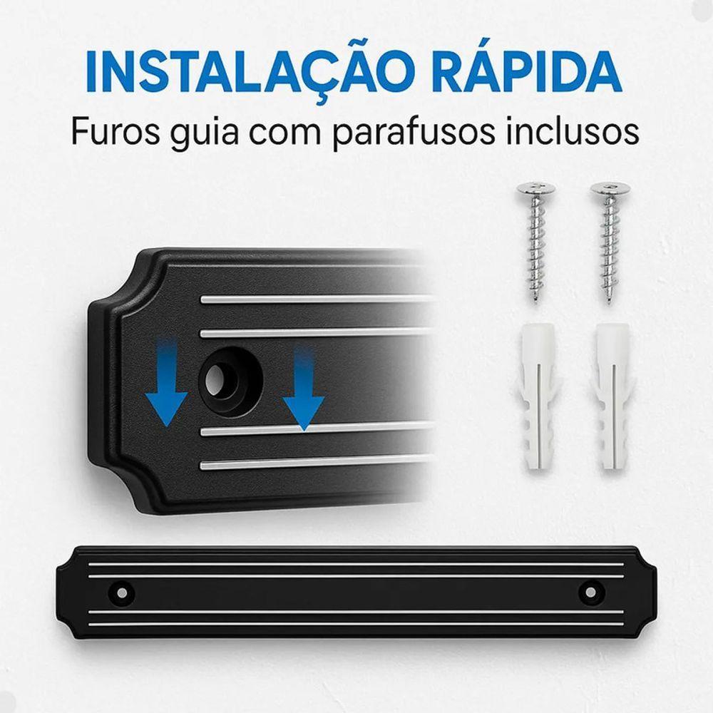 Barra Magnética Imã Suporte Facas Porta Ferramentas Multiuso - 10