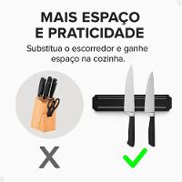 Barra Magnética Imã Suporte Facas Porta Ferramentas Multiuso - 7