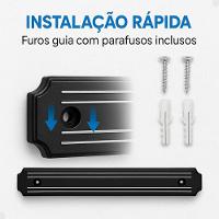 Barra Magnética Imã Suporte Facas Porta Ferramentas Multiuso - 10