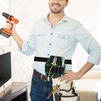 Cinto Ferramentas Organizador Cintura Ajustável 5 Bolsos Tec - 6