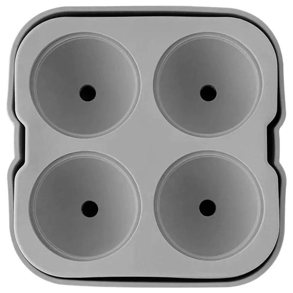 Forma Gelo Esfera Silicone 4 Cavidades Bebidas Refrescantes - 5