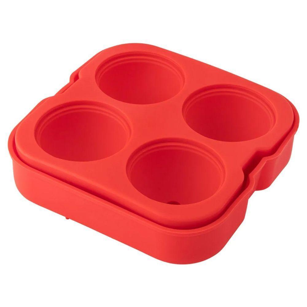 Forma Gelo Esfera Silicone 4 Cavidades Bebidas Refrescantes - 7