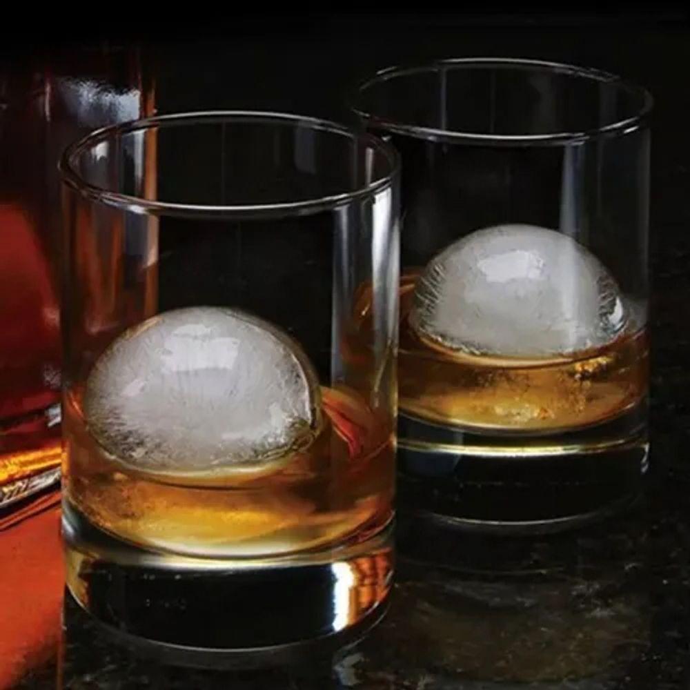 Forma Gelo Esfera Silicone 4 Cavidades Bebidas Refrescantes - 9