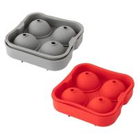 Forma Gelo Esfera Silicone 4 Cavidades Bebidas Refrescantes - 3