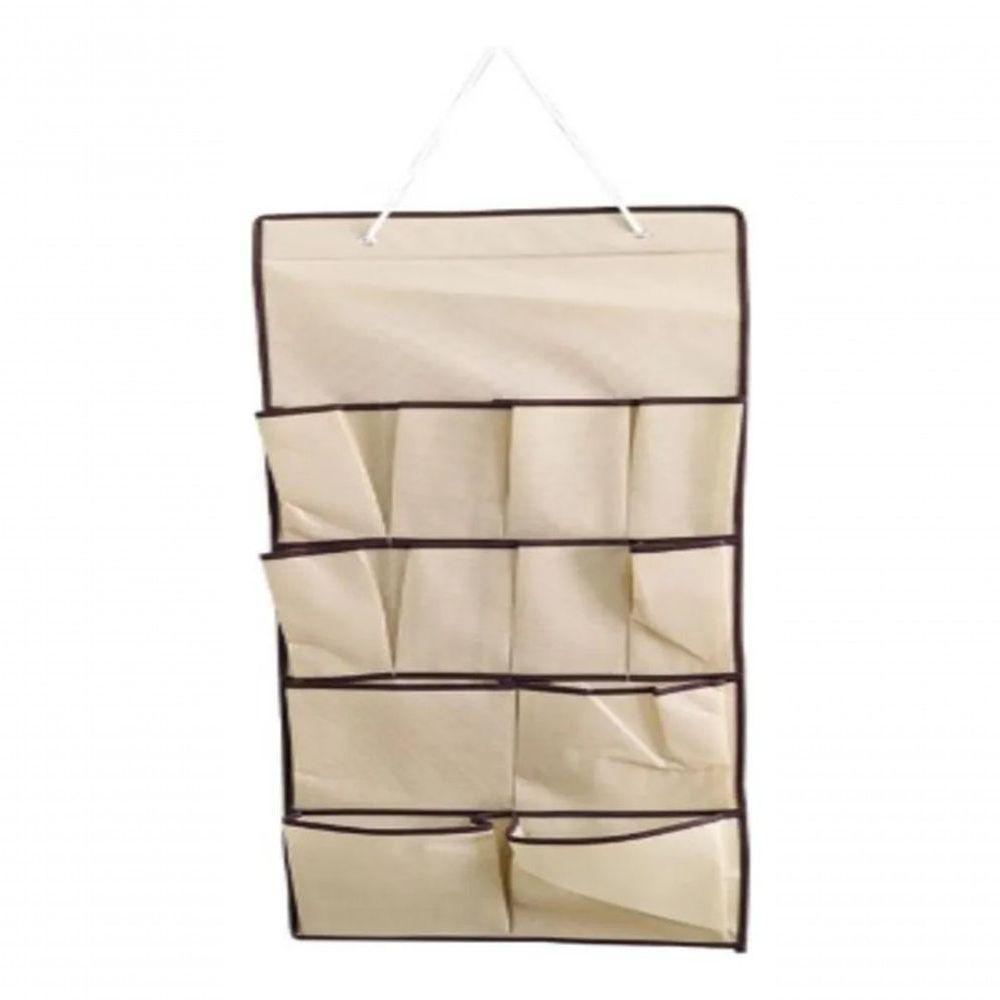 Sapateira Porta Vertical 12 Bolsos Divisórias Organizador De Sapatos Calçados Sandálias Multiuso - 4