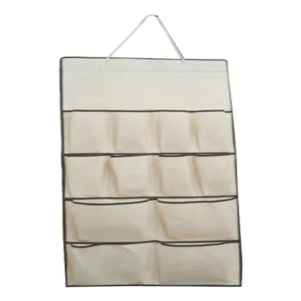 Sapateira Porta Vertical 12 Bolsos Divisórias Organizador De Sapatos Calçados Sandálias Multiuso - 6