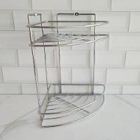 Suporte Banho Metal Cromado Organizador Shampoo Sabonete - 2