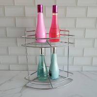 Suporte Banho Metal Cromado Organizador Shampoo Sabonete