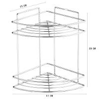 Suporte Banho Metal Cromado Organizador Shampoo Sabonete - 6