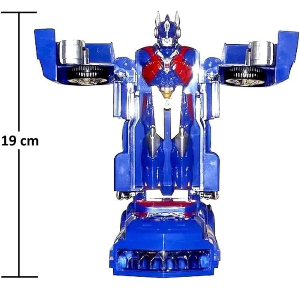 Caminhão Carreta Carro Carrinho Vira Robô Controle Remoto Tr - 4