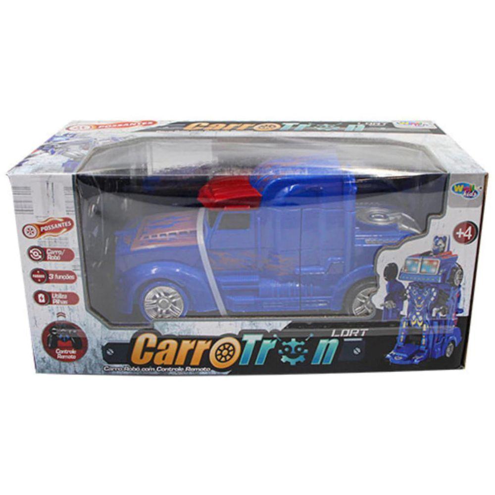 Caminhão Carreta Carro Carrinho Vira Robô Controle Remoto Tr - 5