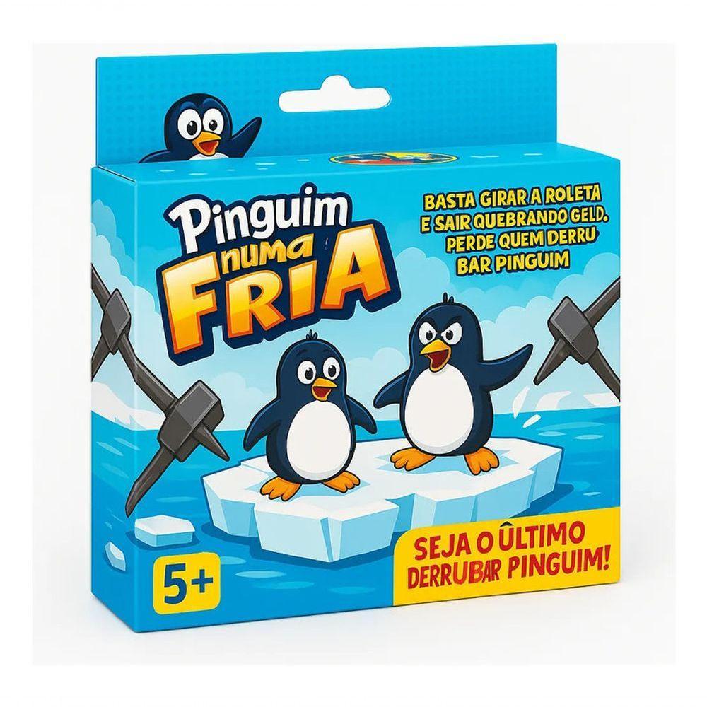 Jogo Infantil Mini Mesa Quebra Gelo Pinguim Numa Fria Brinquedo Divertido Criança - 6
