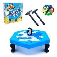 Jogo Infantil Mini Mesa Quebra Gelo Pinguim Numa Fria Brinquedo Divertido Criança - 1