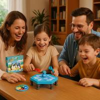 Jogo Infantil Mini Mesa Quebra Gelo Pinguim Numa Fria Brinquedo Divertido Criança - 9