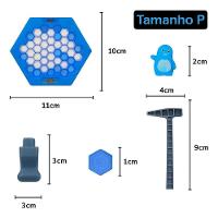 Jogo Infantil Mini Mesa Quebra Gelo Pinguim Numa Fria Brinquedo Divertido Criança - 10