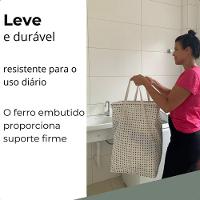 Cesto Organizador Dobrável Com Alça 60x40x30cm 72 Litros Mul - 9