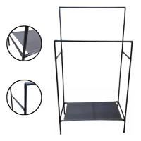 Arara Dupla Desmontável Multiuso Cabideiro Sapateira Reguláv - 5