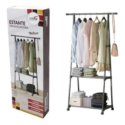 Estante Organizadora Cabideiro Arara Guarda Roupas Cabide Mu