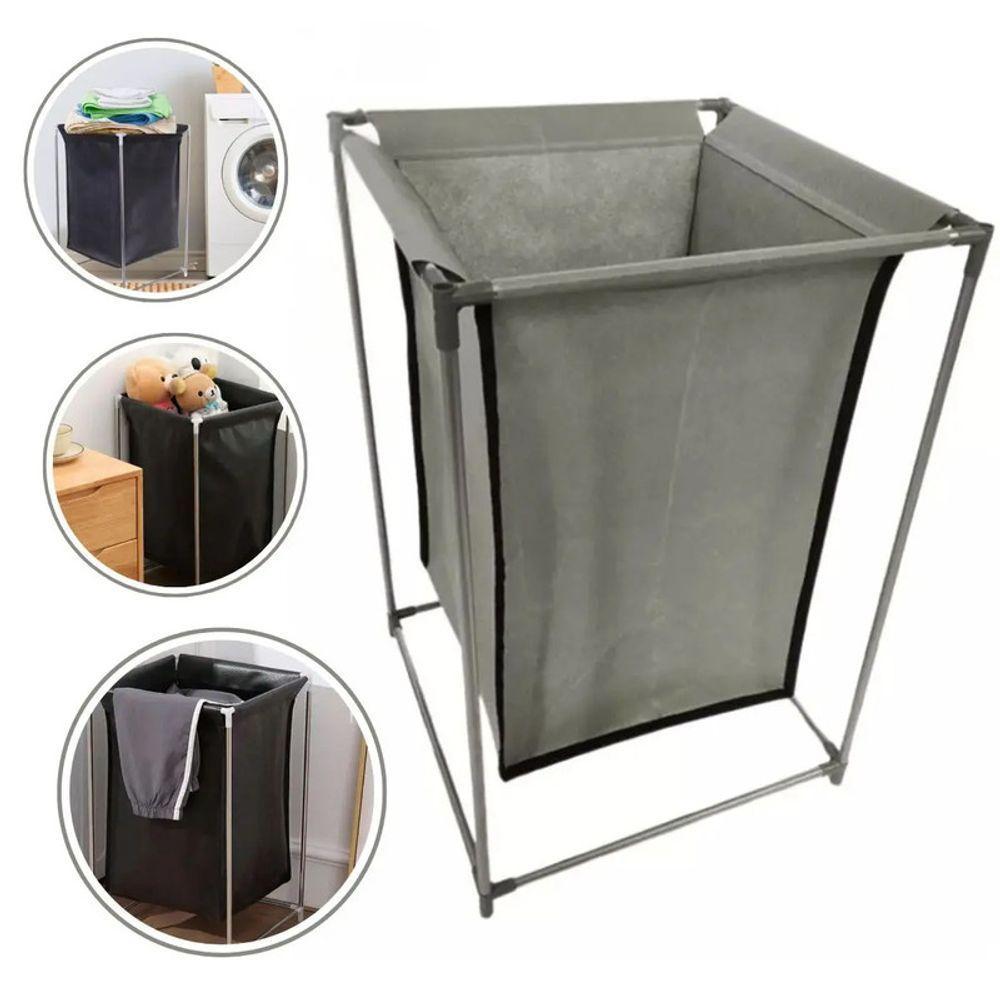 Cesto Multiuso Banheiro E Lavanderia Organizador Roupa Suja - 1