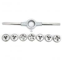 Kit Tarraxas Cossinete 8 Peças Profissional Uso Rosqueamento