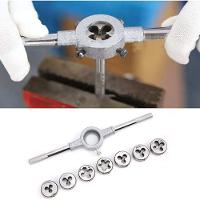 Kit Tarraxas Cossinete 8 Peças Profissional Uso Rosqueamento - 10