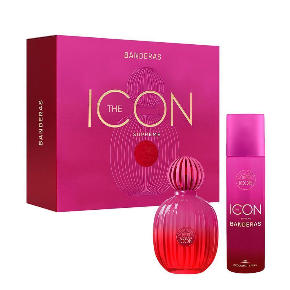 Kit Banderas The Icon Woman Supreme Edp 100ml + Deo 150ml - 1