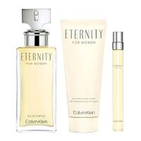 Kit Calvin Klein Eternity Feminino - Edp 100ml + 10ml + Bl 100ml - 2
