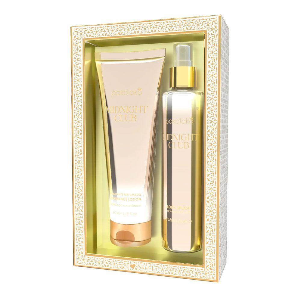 Kit Pokoloka Midnight Club Feminino - Body Splash 250ml + Hidratante Corporal 240ml - 1