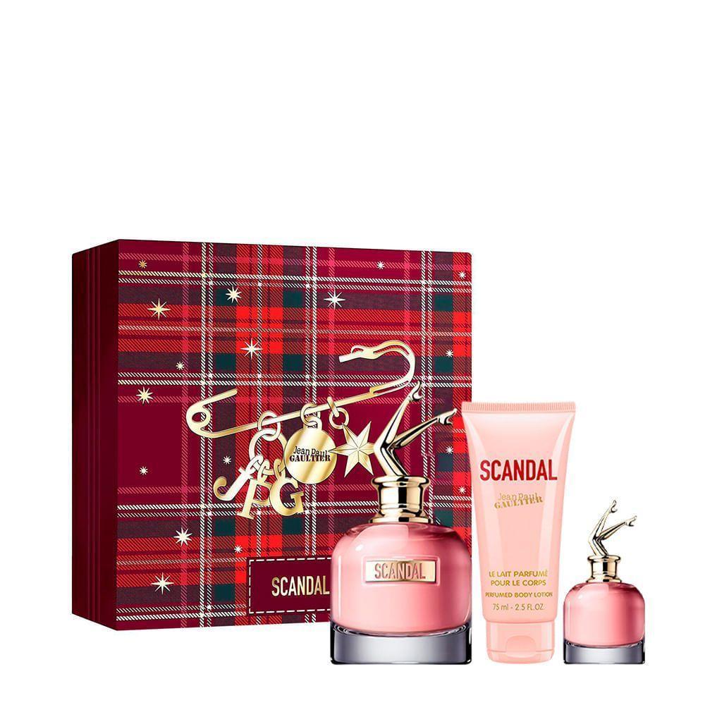 Kit Jean Paul Gaultier Scandal Feminino - Edp 50ml + 6ml + Bl 75ml - 1