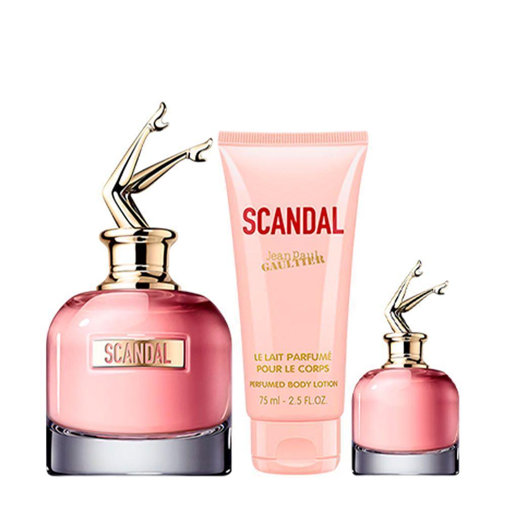 Kit Jean Paul Gaultier Scandal Feminino - Edp 50ml + 6ml + Bl 75ml - 2