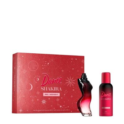 Kit Shakira Dance Red Midnight Feminino - Eau De Toilette 80ml + Desodorante 150ml