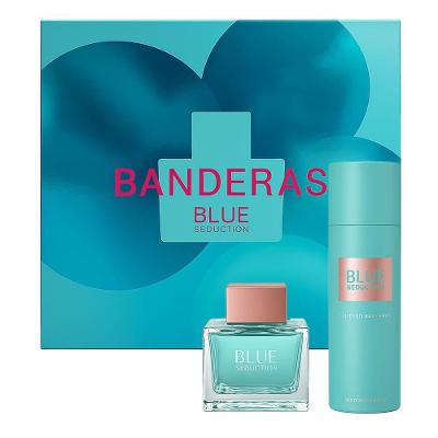 Kit Banderas Blue Seduction For Women Edt 80ml + Deo 150ml
