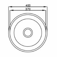 Cuba Em Aço Inox Ghelplus Redonda Sem Válvula Plus 37cm - 2