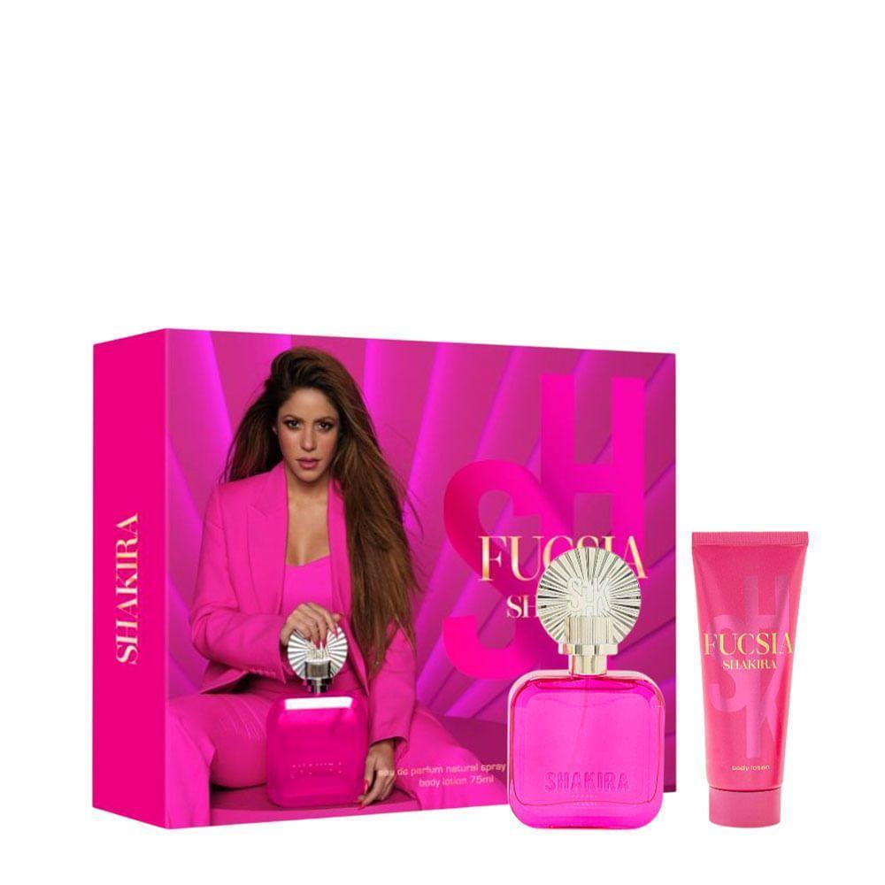Kit Shakira Fucsia Feminino - Eau De Parfum 80ml + Body Lotion 75ml - 1