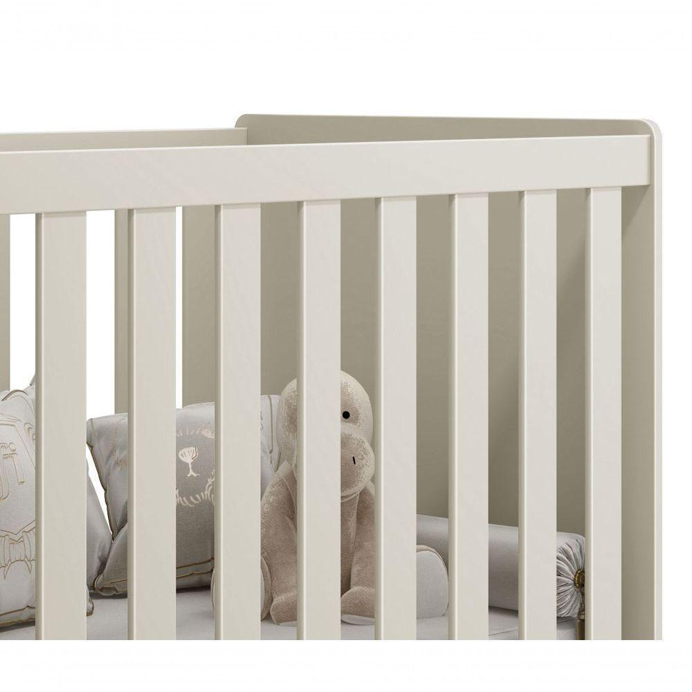 Berço Americano Retrô Isis Areia Fosco - Moveisaqui - 4