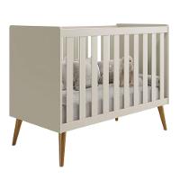 Berço Americano Retrô Isis Areia Fosco - Moveisaqui - 1