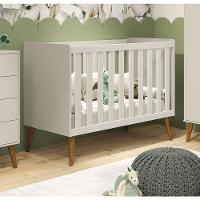 Berço Americano Retrô Isis Areia Fosco - Moveisaqui - 2