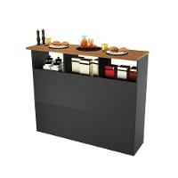 Bancada 6206 1,20 3 Portas Chumbo - Indekes - 5