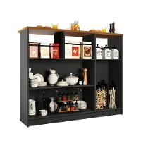 Bancada 6206 1,20 3 Portas Chumbo - Indekes - 6