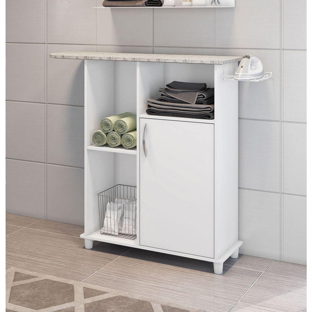 Tábua De Passar Pluméria Branco - Moveisaqui - 2