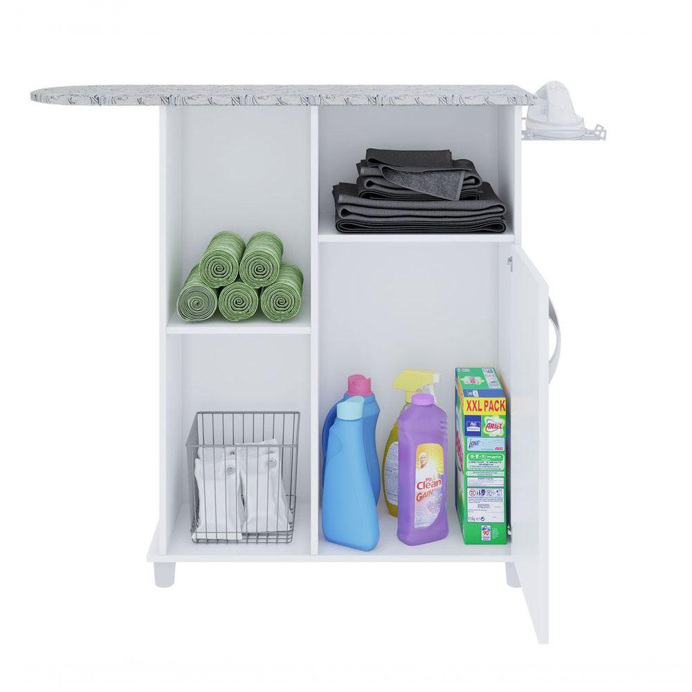 Tábua De Passar Pluméria Branco - Moveisaqui - 5