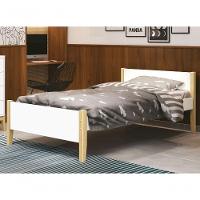 Cama Babá Solteiro Simba Branco Fosco Com Natural - Reller - 2