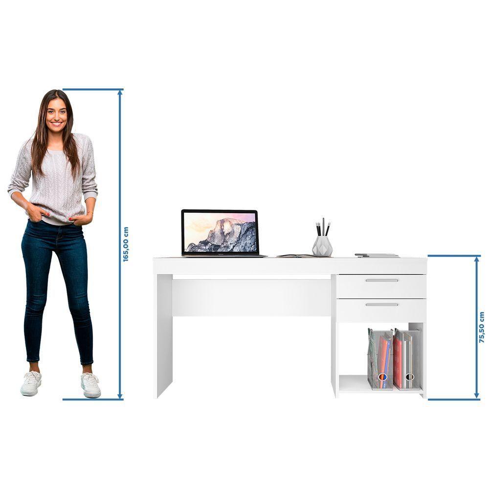 Mesa Para Computador Office Branco - Notavel - 5