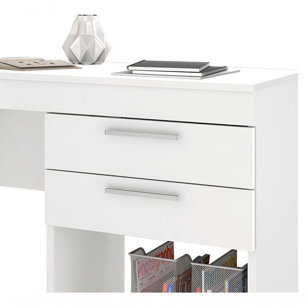 Mesa Para Computador Office Branco - Notável - 4