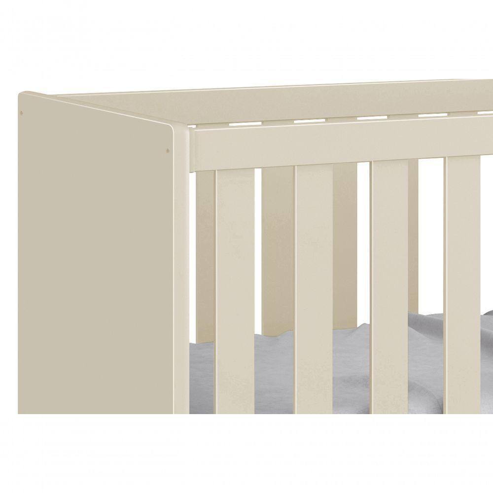 Berço Americano Théo New Areia Fosco Com Natural - Reller - 4