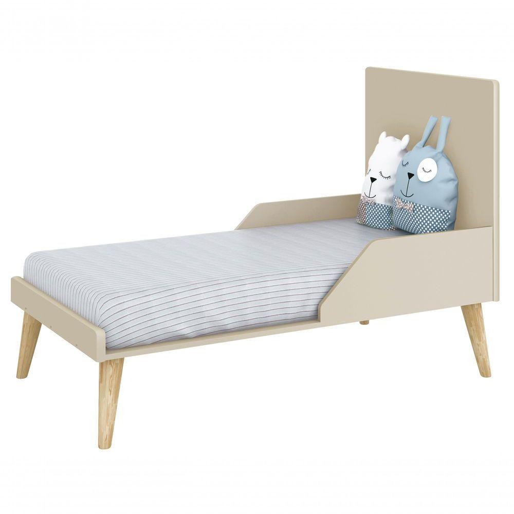 Berço Americano Théo New Areia Fosco Com Natural - Reller - 5