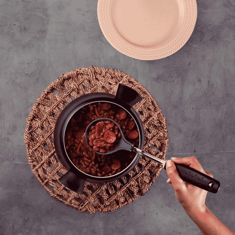 Concha Nylon/inox Cabo Preto - Tramontina Utilitá 25692/100 - 4