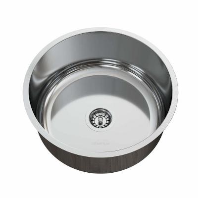 Cuba Em Aço Inox Ghelplus Redonda Sem Válvula Premium 37cm