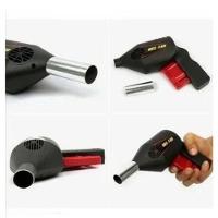 Soprador Acendedor Churrasqueira Faça Brasa Forte Rápido